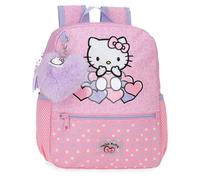 Hello Kitty Hearts & Dots Zaino scuola rosa 23 x 28 x 10 cm Poliestere 6,44 L, Rosa, Zaino 28