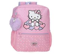 Hello Kitty Hearts & Dots Zaino scuola rosa 27 x 33 x 11 cm Poliestere 9,8 L, Rosa, Zaino Kitty