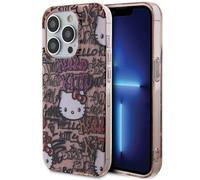 Hello Kitty HKHCP15XHDGPTP iPhone 15 Pro Max 6.7 rosa Hardcase IML Tags Graffiti