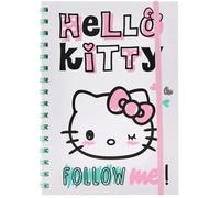 Hello Kitty Insta Cuteness, quaderno a spirale formato A5, adorabile quaderno a spirale con copertina resistente, carta di alta qualità, ideale per appunti, diari o scuola, ideale per i fan di Hello