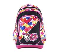 Hello Kitty Kitty - 17448 Cartable SUPERLIGHT HEARTS Cartella, 43 cm, 24 liters, Multicolore