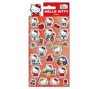 Hello Kitty (Kitty & Mimmy) 25pz adesivi riutilizzabili Puffy