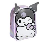 CERDÁ LIFE'S LITTLE MOMENTS Infantil Personaje Aplicaciones Kuromi-Medidas Mochila Hello Kitty 22.0x28.0x9.0 Cm para Niñ@s, Zaino Unisex-Bambini e Ragazzi, MOD. 36