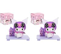 Hello Kitty - Kuromi e My Melody Blind Box Serie Love Letters, 1 Figura Pop a Sorpresa su 9, Unboxing ed Arrivo Casuale, Mini Box Trasparente 7x7cm, Collezionabile, Giochi Preziosi (Confezione da 2)