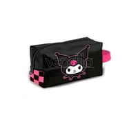 Sanrio Kuromi Chess-Borsa da Toilette da Viaggio Brick PLUS, Multicolore, 27 x 13 cm