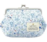 Hello Kitty Liberty Japan Made Kiss Lock Makeup Pouch rosa parco giochi floreale