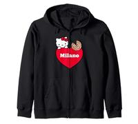 Hello Kitty Loves Milano Felpa con Cappuccio