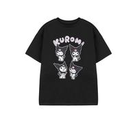 Hello Kitty Maglietta Kuromi Cuore Maniche Corte Ragazze