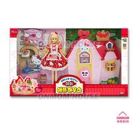 Hello Kitty Mimi Apple House - Casa delle bambole coreana Mimi decorata con H...