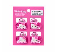 Hello Kitty Mini Fermaglio per Capelli Set Cuore Rosa Sanrio Originale 2025 N...