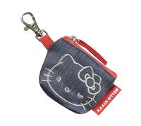 HELLO KITTY - Mini Pouch Ufficiale Hello Kitty, Mini Borsa per Bambini con Patch Applicata e Moschettone, Ideale per Riporre Piccoli Oggetti, Idea Regalo Bambine e Ragazze, 8x7hx1,5 cm