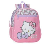 Hello Kitty My Favourite Bow, zaino per bambini, zaino per scuola, rosa, spalline larghe e regolabili, realizzato in poliestere. Joumma Bags., Rosa, Zaino 28