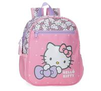 Hello Kitty My Favourite Bow, zaino per bambini, zaino scolastico, rosa, spalline larghe e regolabili, in poliestere. Borse Joumma., Rosa, 23 cm x 28 cm x 10 cm, Zaino per bambini in età prescolare