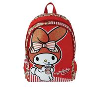 Hello Kitty My Melody Zaino Scuola Bambina In Poliestere e Tirazip gommato