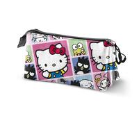 Hello Kitty Panels triple pencil case