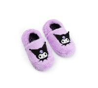 Hello Kitty Pantofole slip-on viola per bambine di Kuromi | Calzature da interno morbide per bambini | Comode come i personaggi dei cartoni animati | Scarpe da casa per bambine