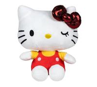 Hello Kitty - Peluche, peluche, figura in tessuto imbottito, 7-60 cm < 50° Anniversario Rosso 24 cm >