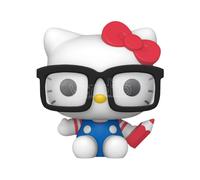Hello Kitty Pop Sanrio Figure Vinile Hello Kitty Nerd 9 Cm Funko