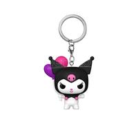 Funko Pop! Keychain: HK - Kuromi - (BLN) - Hello Kitty - Mini Figura in Vinile da Collezione Novità Portachiavi - Riempitivi per Calze - Idea Regalo - Merchandising Ufficiale - Cartoons Fans