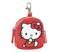HELLO KITTY - Portamonete Ufficiale Hello Kitty, Portamonete per Bambini con Patch Applicata e Moschettone, Idea Regalo Bambine e Ragazze, 7,5x8hx3 cm