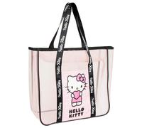 CERDÁ LIFE'S LITTLE MOMENTS Capiente e resistente, design moderno, tenuta e vacanza con la borsa Hello Kitty Spiaggia, unisex, per bambini, media, Premium Hello Kitty Spiaggia Bag, M