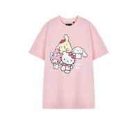 Hello Kitty Rosa Sanrio Friends T-shirt a maniche corte Donne