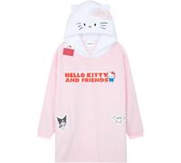 Hello Kitty Sanrio Felpa Coperta Donna, Pile Coperta Indossabile Oversize con Cappuccio, Regalo Donna e Adolescenti