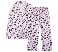 Hello Kitty Sanrio Pigiama Donna, Adolescenti e Ragazza, Kuromi Pigiami Abbigliamento da Casa, Kawaii Anime Regali per Lei (Rosa Kuromi, XL)