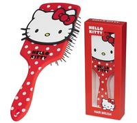Hello Kitty Sanrio Spazzola Capelli, Anime Set Accessori Capelli Bambina Donna, Spazzola Piatta Districante Bagnata, Spazzola Viaggio, Regali per Lei (Hello Kitty Spazzola)