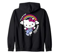 Hello Kitty - Segui i Tuoi Sogni Arcobaleno Felpa con Cappuccio