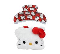 Hello Kitty - Set di 2 fermagli per capelli da donna