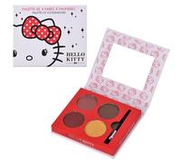 Hello Kitty - Set di 4 ombretti con pennello e specchio