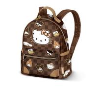 Hello Kitty Squares-Zainetto Heady Piccolo, Marrone, 22 x 25 cm, Capacità 5 L