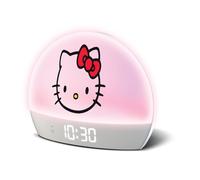 Hello Kitty Sunrise Alarm Clock - Luci multicolore, ricarica USB, display a LED e funzione snooze