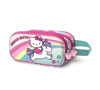 Hello Kitty Unicorn-Astuccio 3D Doppio, Rosa, 22 x 10 cm, Capacità 1,50 L