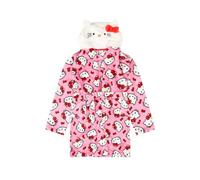 Hello Kitty Vestaglia da donna in pile con cappuccio