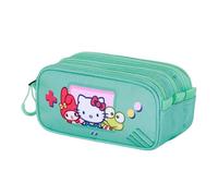 Hello Kitty Videogame-Astuccio Trick FAN 2.2, Turchese, 23 x 11 cm, Capacità 2,50 L