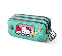 Hello Kitty Videogame-Fan Trick Astuccio 2.2, Turchese, 23 x 11 cm
