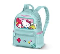 Hello Kitty Videogame-Zainetto Heady Piccolo, Turchese, 22 x 25 cm, Capacità 5 L