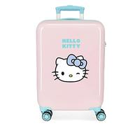 HELLO KITTY Wink Valigia da cabina rosa 38 x 55 x 20 cm Rigida ABS chiusura a combinazione laterale 34 L 2 kg 4 ruote doppie equipaggiamento a mano