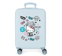 Hello Kitty You Are Cute, Valigia Da Bambina, Rigida 55 Cm Azzurro Chiaro, 38x55x20 cms