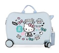 Hello Kitty You are Cute Valigia per bambini Azzurro 50x39x20 cms Rigida ABS Chiusura a combinazione numerica 38L 2,1Kgs 4 Ruote Bagaglio a mano