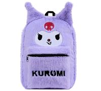 Hello Kitty Zainetto Bambina Adolescenti, Carina Kawaii Moda Peluche Zaino Viaggio per Bimba - Idee Regalo Ragazza (Kuromi viola)