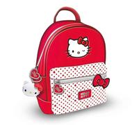 Hello Kitty - Zaino alla moda con licenza ufficiale Sanrio, grazioso zaino per la scuola per ragazze, zaino casual per viaggi, università, lavoro, elegante borsa kawaii, articolo regalo per fan