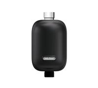 Hello Klean Filtro Doccia Nero - Filtra metalli indesiderati, cloro e impurità - Migliora la qualità di pelle e capelli - Installazione rapida per docce in-linea e elettriche