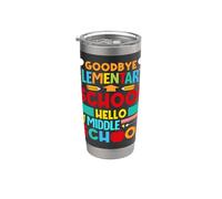 Hello Middle School, Goodbye Elementary School 2026 Last Day Bicchiere termico in acciaio inox doppia parete