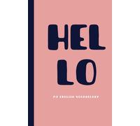 Hello: my english vocabulary