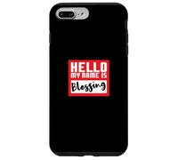 Hello My Name is Blessing in Disguise Divertente festa di Halloween Custodia per iPhone 7 Plus/8 Plus