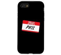 Hello My Name Is Phil - Targhetta classica con nome Custodia per iPhone SE (2020) / 7/8