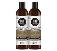 Hello Nature Acqua micellare per la pulizia del viso con olio di cocco
